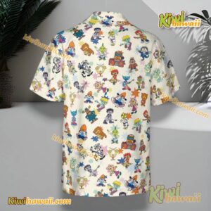 Parappa The Rapper Video Game Characters Hawaiian Shirt-b 46jicXv