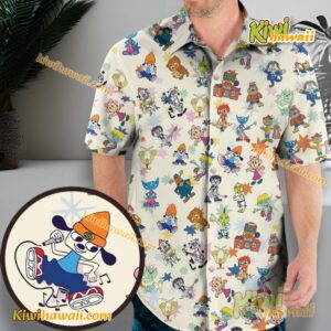 Parappa The Rapper Video Game Characters Hawaiian Shirt ps93Iad