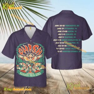 Phish Summer Tour 2025 Dates Hawaiian Shirt u8WvsIr