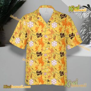Powerline Pattern Hawaiian Shirt-a GaAy56J