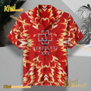 Rammstein Herzeleid XXV Hawaiian Shirt QB5fCy2