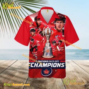 Team Canada Defeated Team USA Win 2025 4 Nations Face-off Hawaiian Shirt mLSJcvM