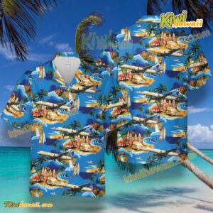 United Airlines Boeing 757-200 - N554UA Hawaiian Shirt 8eoBGvy
