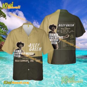 Riley Green Damn Country Music Tour 2025 Hawaiian Shirt vkxNWYA
