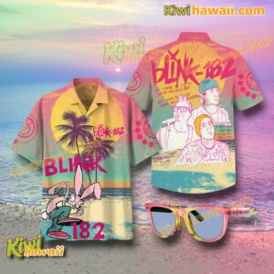 Blink-182 One More Time Beach Hawaiian Shirt uyC9xqd