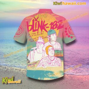 Blink-182 One More Time Beach Hawaiian Shirt-b lc3dvPx