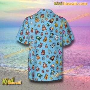 Breakfast Cereal Mascots 8-bit Pixel Hawaiian Shirt-b 3odBwN4