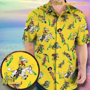 Dead End City Lucky Luke Hawaiian Shirt Hr9l4m5