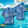 Doctor Who Flower Blue Hawaiian Shirt-a qFhpNfj