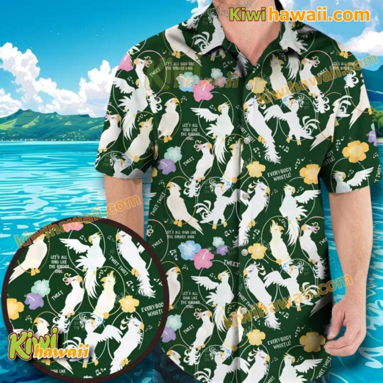 Tiki Room Showgirls Hawaiian Shirt jIbZV3N