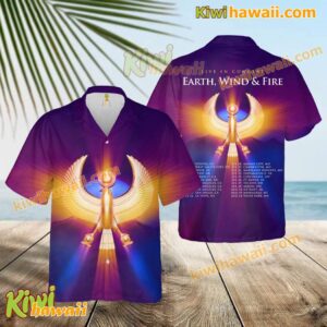 Earth, Wind & Fire Summer Tour 2025 Hawaiian shirt nJNtQjT