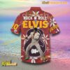 Elvis Presley The King Of Rock N' Roll Red Personalized Hawaiian Shirt-b zvgqemL