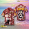 Elvis Presley The King Of Rock N' Roll Red Personalized Hawaiian Shirt-c lcFCW0Q