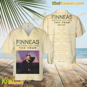Finneas For Cryin' Out Loud Tour Setlist Hawaiian Shirt Dx7j4Pu