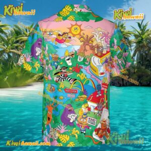 Foodland McDonaldland McDonalds Iconic Characters Hawaiian Shirt-b uMW5o0z