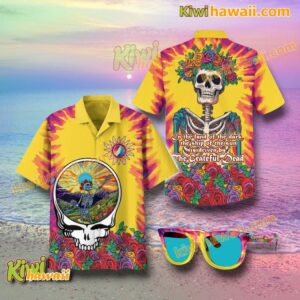 Grateful Dead I'm The Land Of The Dark The Ship Of The Sun Hawaiian Shirt YSBJKX3