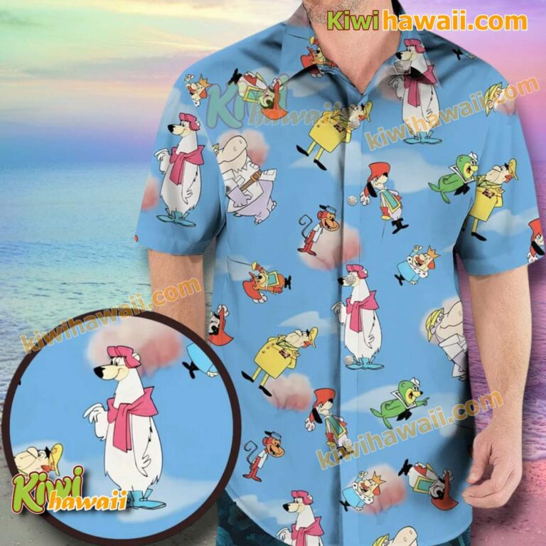 The Peter Potamus Show Cast Hawaiian Shirt ZB6ihuR