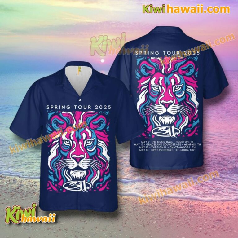 311 Spring Tour 2025 Hawaiian Shirt BQyDWfn