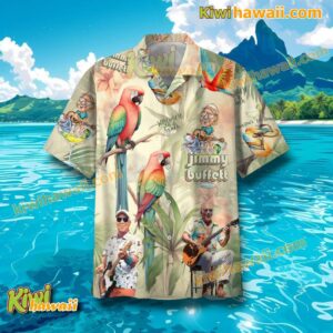Jimmy Buffett Somewhere On A Beach Hawaiian Shirt-b afX5BKy