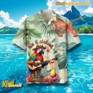 Jimmy Buffett's Margaritaville It's 5 O'clock Hawaiian Shirt-a E9sr2fp