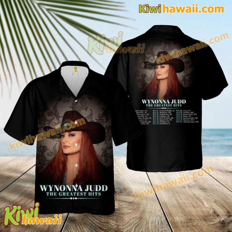 Wynonna Judd The Greatest Hits Tour 2025 Hawaiian Shirt c5mWCHr