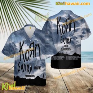 Korn Kanada Tour With Gojira And Loathe 2025 Hawaiian Shirt WyBNJMj