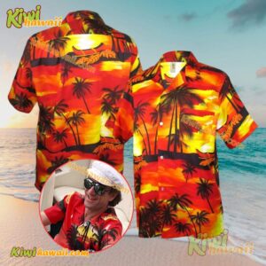 Max Cady Robert De Niro Summer Sunset Hawaiian Shirt xlSKETh