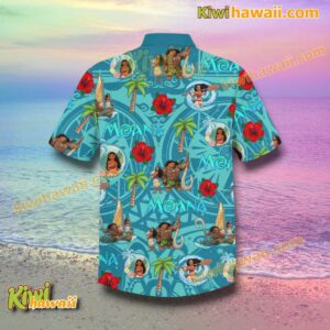Moana Cartoon Movie Beach Hawaiian Shirt-b v7JAGbg