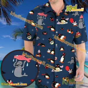 Noot Noot Pingu Hawaiian Shirt MhTr7FU