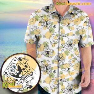 Pineapples Spongebob Squarepants Hawaiian Shirt a9bZ3Ih