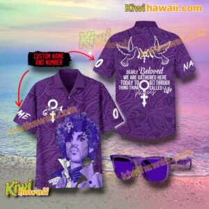 Prince Dearly Beloved Personalized Hawaiian Shirt VIhJ1B5