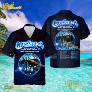The Offspring Supercharged Worldwide 25 Tour Hawaiian Shirt RJpxrHm