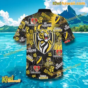 Richmond Football Club Go Tigers Hawaiian Shirt-a o4wKTX3