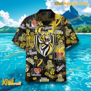 Richmond Football Club Go Tigers Hawaiian Shirt-b fTFoZb0
