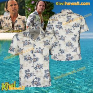 Rick Hatchett The White Lotus Floral Bowling Hawaiian Shirt na795yY