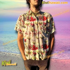 Rick Hatchett The White Lotus Mexico Theme Hawaiian Shirt-a CDETULw