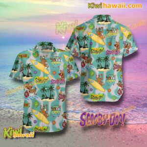Scooby-doo Be Cool Beach Hawaiian Shirt ha0sXtG