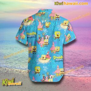 Spongebob Squarepants And Patrick Star Beach Hawaiian Shirt-b z8PQdLK