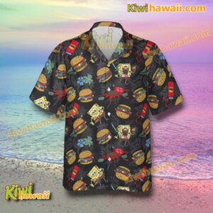 Spongebob Squarepants Krabby Patty Hawaiian Shirt-a duTiMSG