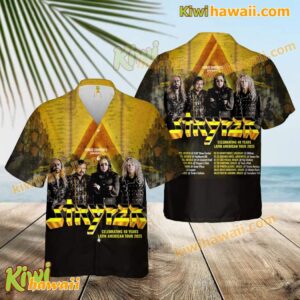 Stryper Celebrating 40 Years Latin American Tour 2025 Hawaiian Shirt 92Q8s6b