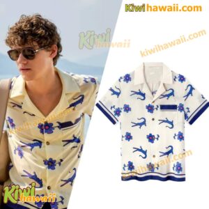 The White Lotus Season 3 Lochlan Ratliff Crocodiles Hawaiian Shirt CNafc6J