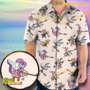 Tiny Toon Adventures Kingdom Heart Hawaiian Shirt ULa1gkO