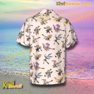 Tiny Toon Adventures Kingdom Heart Hawaiian Shirt-b 7Glvu4o