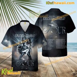 Tokio Hotel The Tour 2025 Hawaiian Shirt rV5zUJR