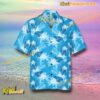 Tommy Vercetti Grand Theft Auto Blue Floral Hawaiian Shirt-a gdZ3Vv2