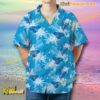 Tommy Vercetti Grand Theft Auto Blue Floral Hawaiian Shirt-c BuNdWj6