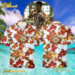Tyler Durden Fight Club Maple Leaves Hawaiian Shirt tFCEb8c
