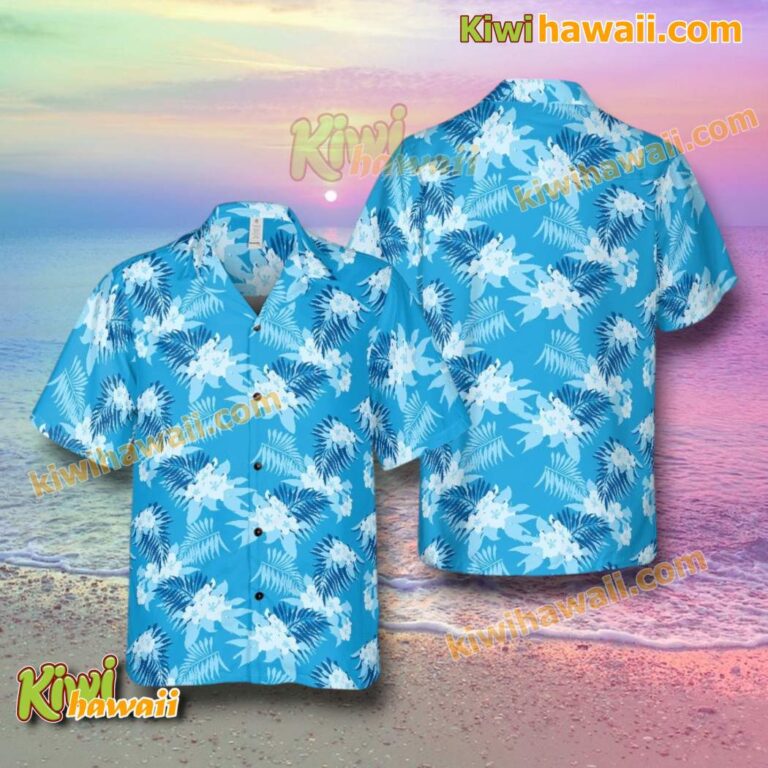 Tommy Vercetti Grand Theft Auto Blue Floral Hawaiian Shirt oDpuYHW