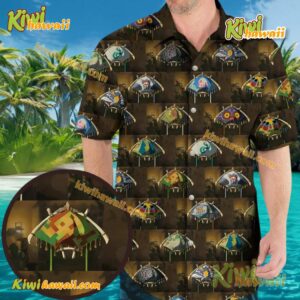 Zelda The Legend Of Zelda Hawaiian Shirt 9t6zaLT