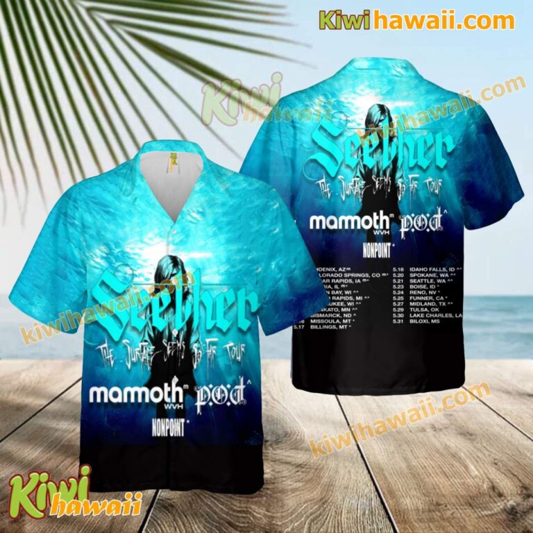 Seether The Surface Seems So Far Tour 2025 Hawaiian Shirt 0OKi1PG